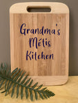 Grandma's Metis Kitchen Cutting Board Art