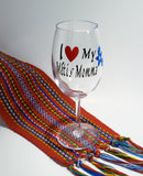 Metis Mothers Day Wine Glass