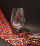Metis Mothers Day Wine Glass