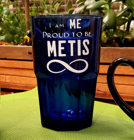 Métis Retro Drinking Glass